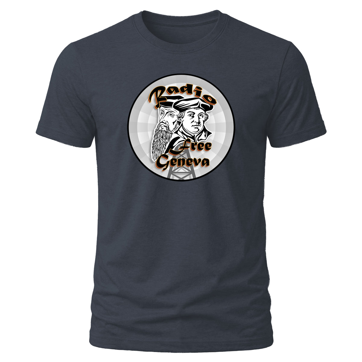 Official Alpha and Omega Ministries Radio Free Geneva T-Shirt