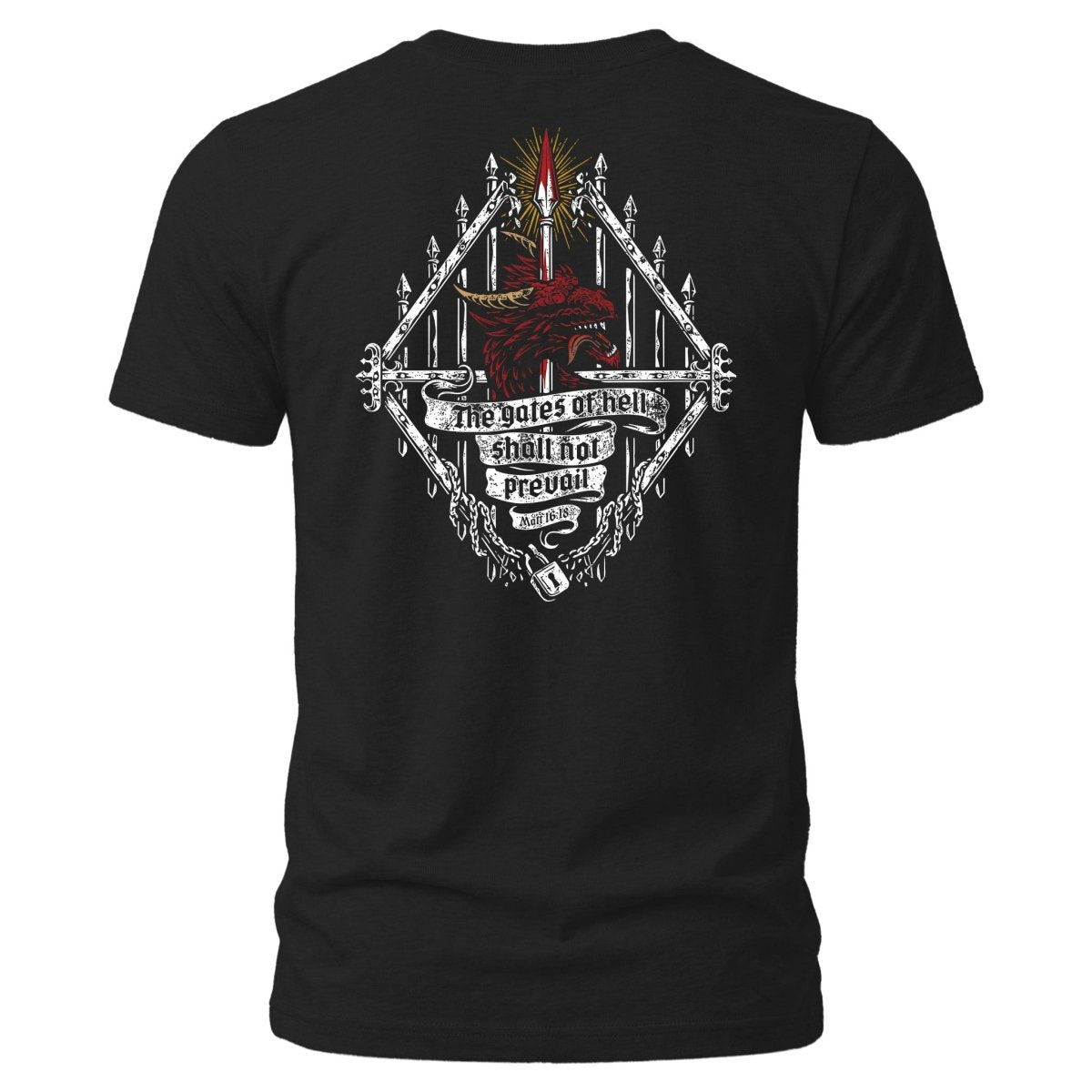 Shirt - Gates of Hell - Tee - The Reformed Sage - reformed - reformed_gifts - christian_gifts