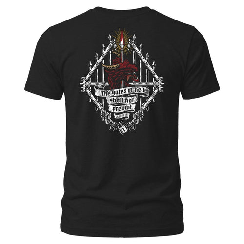 Shirt - Gates of Hell - Tee - The Reformed Sage - reformed - reformed_gifts - christian_gifts