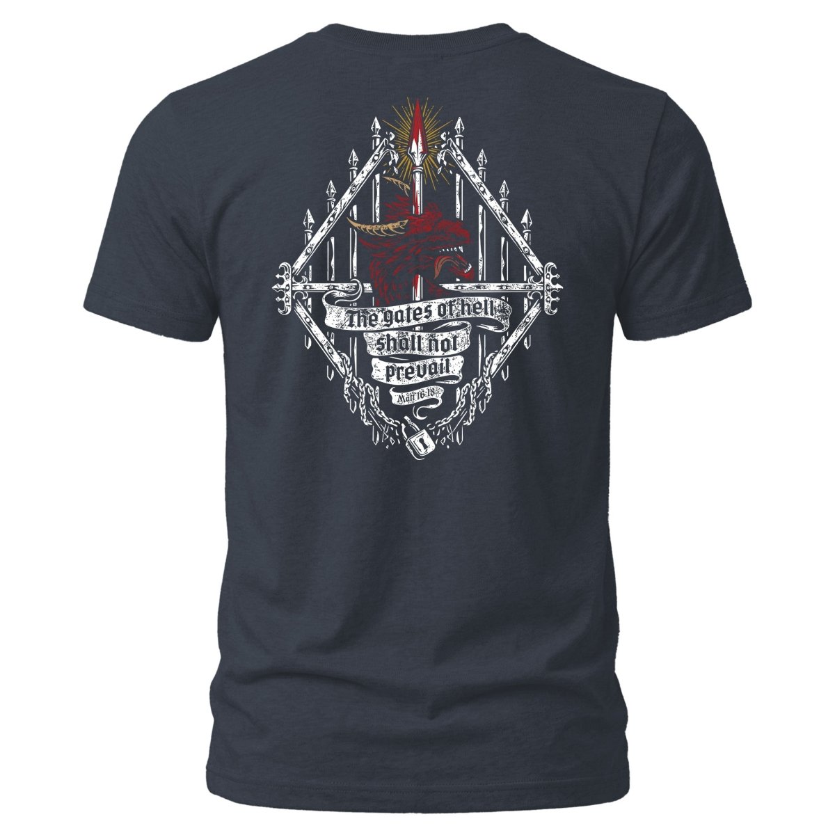 Shirt - Gates of Hell - Tee - The Reformed Sage - reformed - reformed_gifts - christian_gifts