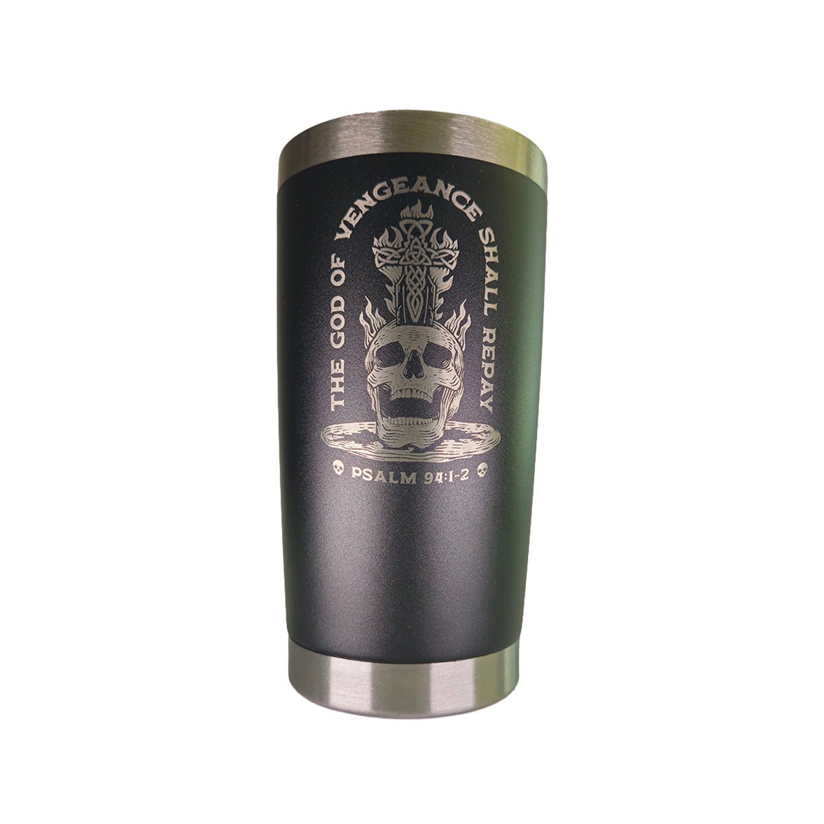 20oz tumbler - God of Vengeance - 20oz - The Reformed Sage - reformed - reformed_gifts - christian_gifts