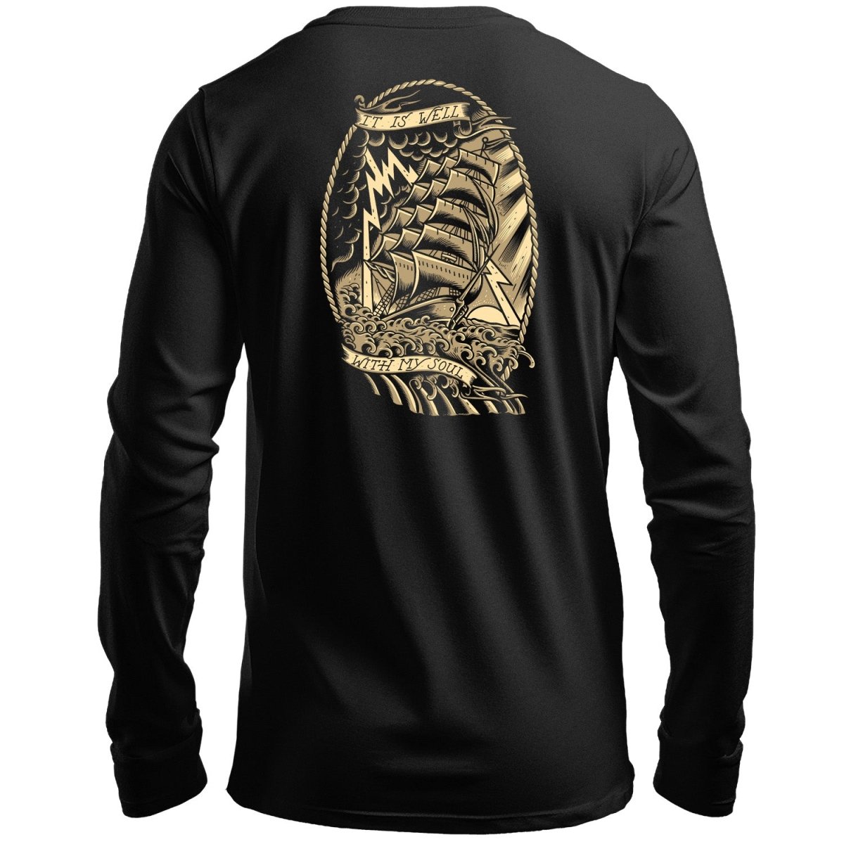 LS - It Is Well - Long Sleeve Tee - The Reformed Sage - reformed - reformed_gifts - christian_gifts