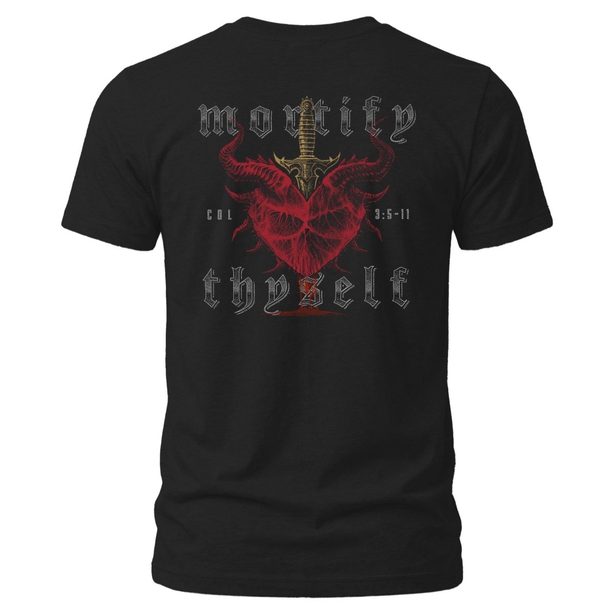 Shirt - Mortify Thyself - Tee - The Reformed Sage - reformed - reformed_gifts - christian_gifts