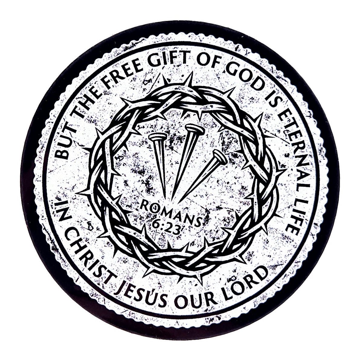 Decal - Wages Back - Decal - The Reformed Sage - reformed - reformed_gifts - christian_gifts