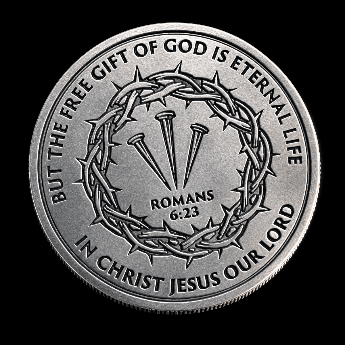Coin - Wages SCRATCHED - Coin - The Reformed Sage - reformed - reformed_gifts - christian_gifts