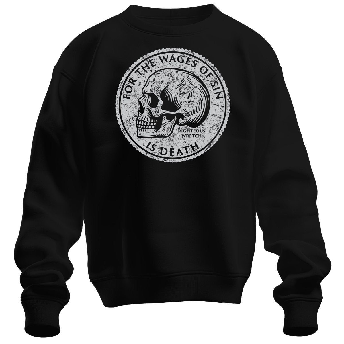 crewneck sweatshirt - Wages - Sweatshirt - The Reformed Sage - reformed - reformed_gifts - christian_gifts