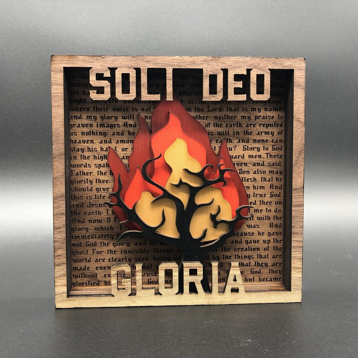 Layered Art - The Five Sola Set - The Reformed Sage - reformed - reformed_gifts - christian_gifts
