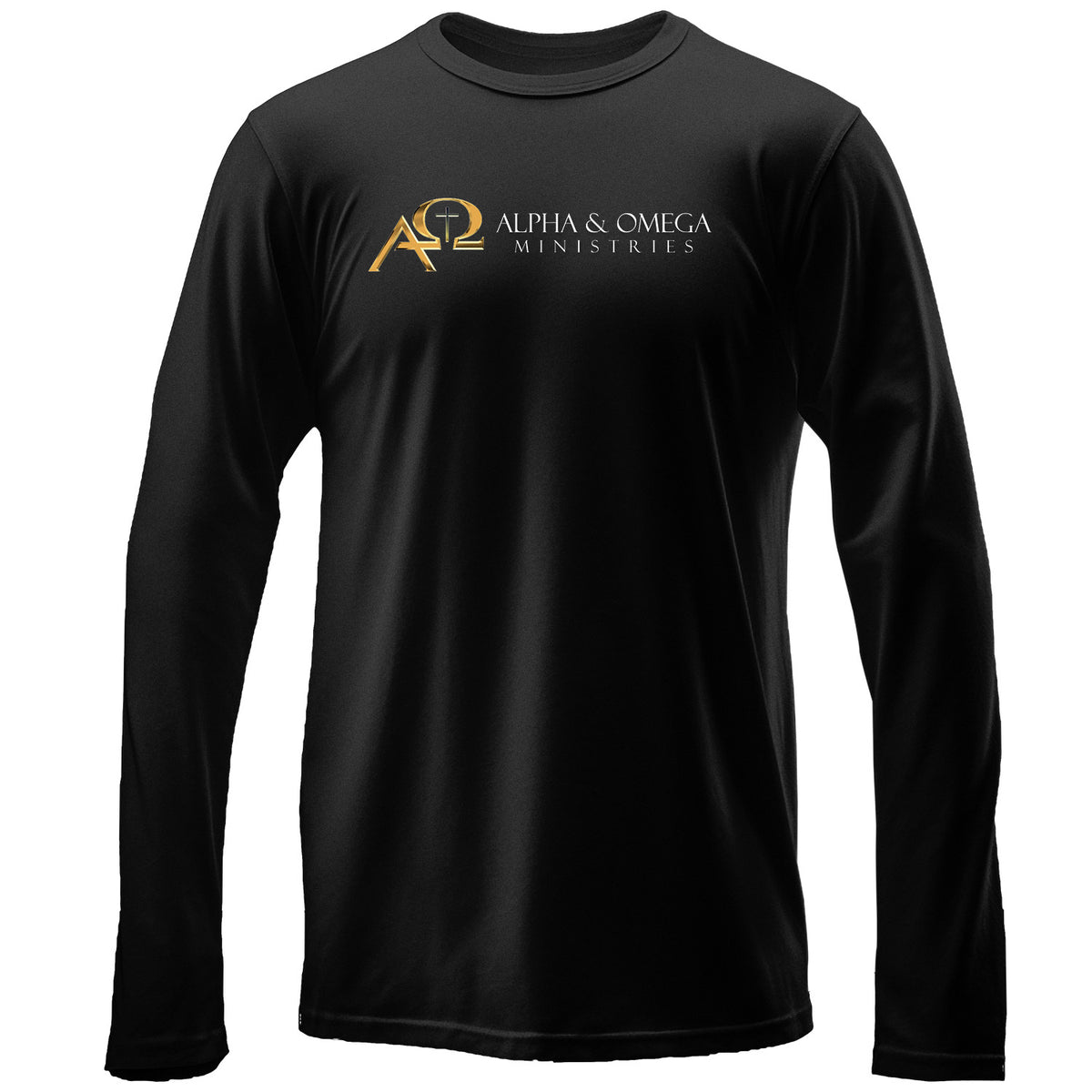 Official Alpha and Omega Ministries Logo Long Sleeve T-Shirt