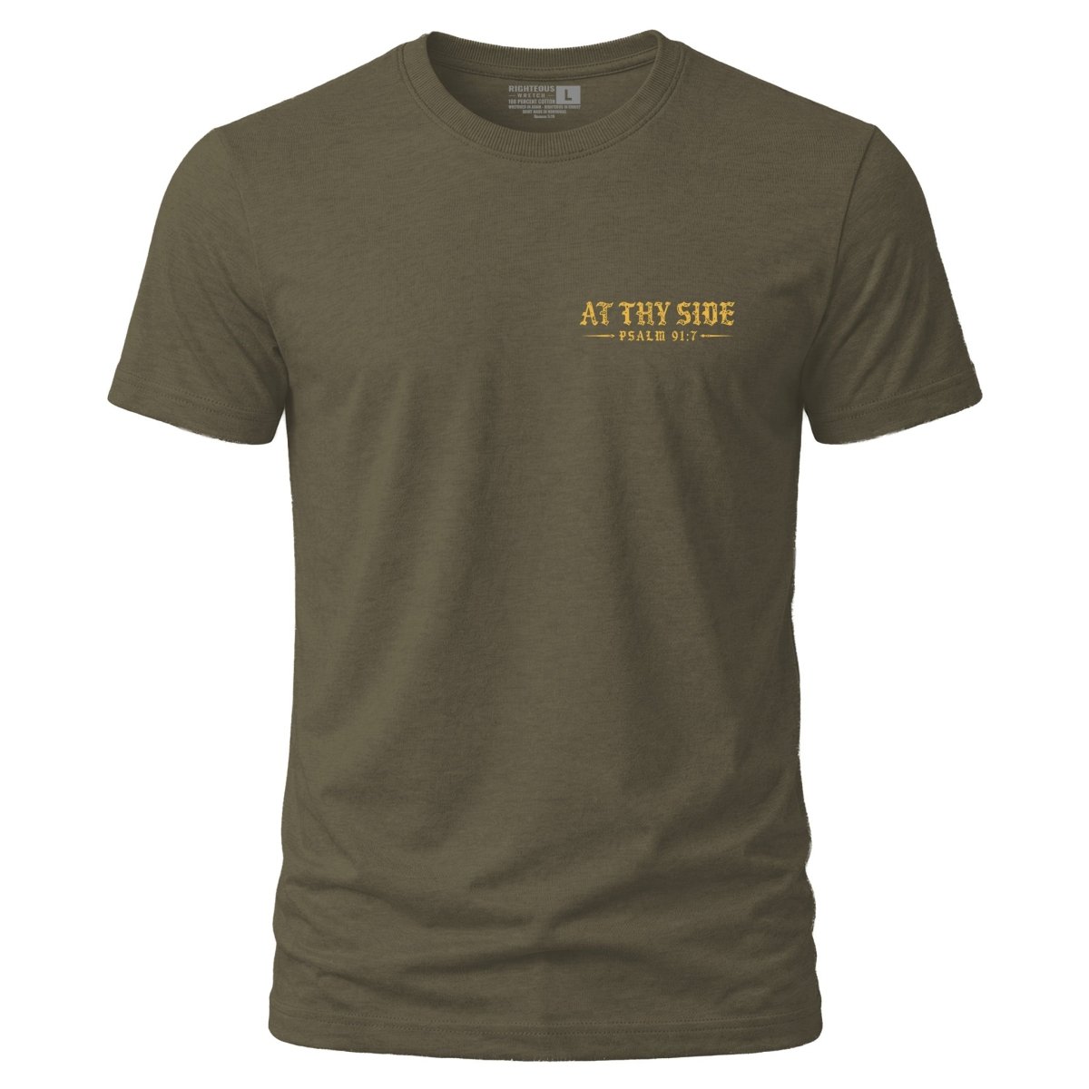 At Thy Side t-shirt, Psalm 91:7 design, additional view 3