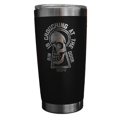 20oz tumbler - Crouching - 20oz - The Reformed Sage - reformed - reformed_gifts - christian_gifts