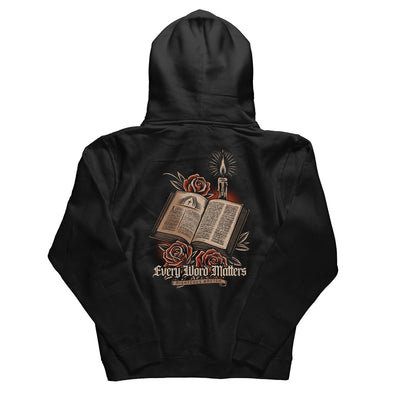 Hoodie - Every Word Matters - Hoodie - The Reformed Sage - reformed - reformed_gifts - christian_gifts