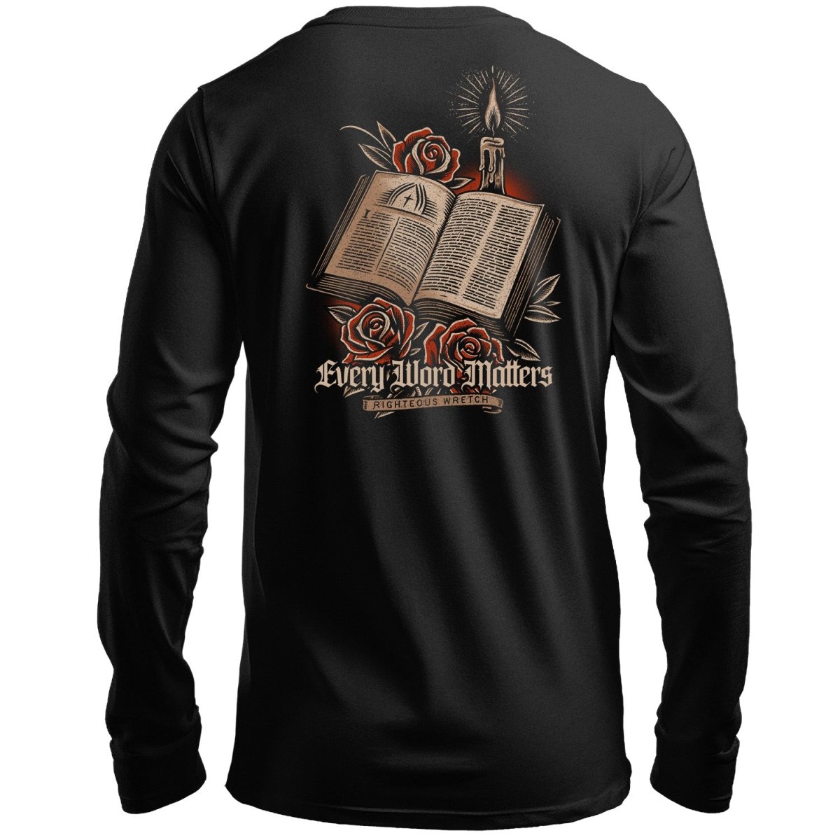 LS - Every Word Matters - Long Sleeve Tee - The Reformed Sage - reformed - reformed_gifts - christian_gifts