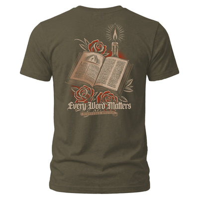 Shirt - Every Word Matters - Tee - The Reformed Sage - reformed - reformed_gifts - christian_gifts