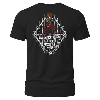 Shirt - Gates of Hell - Tee - The Reformed Sage - reformed - reformed_gifts - christian_gifts