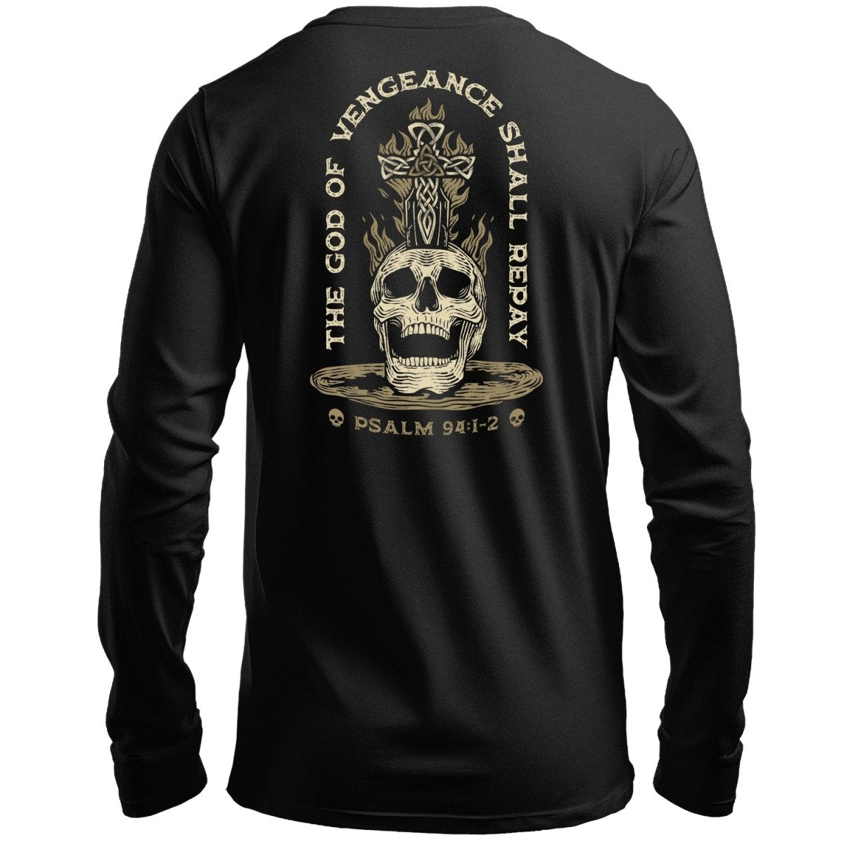LS - God of Vengeance - Long Sleeve Tee - The Reformed Sage - reformed - reformed_gifts - christian_gifts