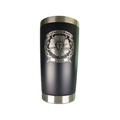 20oz tumbler - Luther’s Rose 20oz - The Reformed Sage - reformed - reformed_gifts - christian_gifts