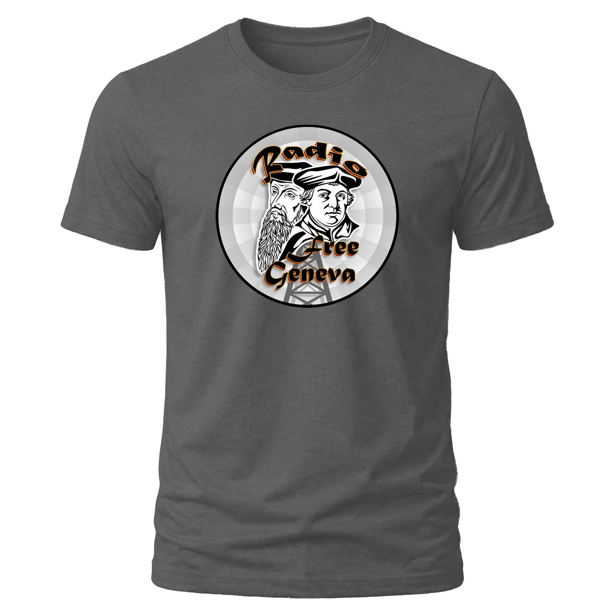 Official Alpha and Omega Ministries Radio Free Geneva T-Shirt