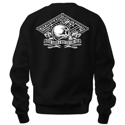 crewneck sweatshirt - RW Bone Logo - Sweatshirt - The Reformed Sage - reformed - reformed_gifts - christian_gifts