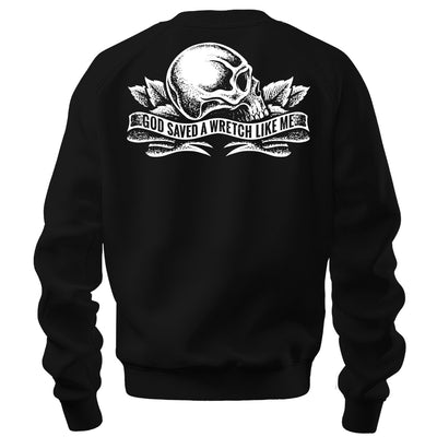 crewneck sweatshirt - RW Saved Logo - Sweatshirt - The Reformed Sage - reformed - reformed_gifts - christian_gifts