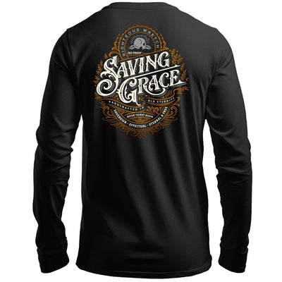 LS - Saving Grace - Long Sleeve Tee - The Reformed Sage - reformed - reformed_gifts - christian_gifts