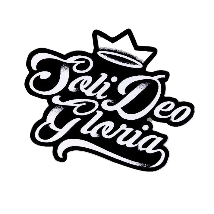 Decal - SDG Crown - Decal - The Reformed Sage - reformed - reformed_gifts - christian_gifts