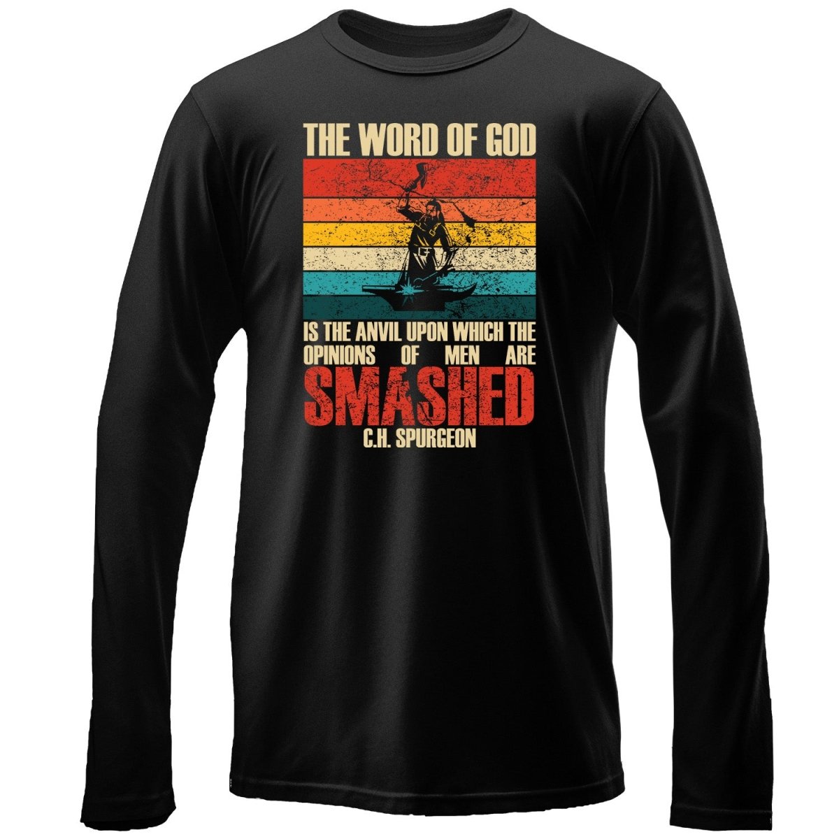 LS - Smashed - Long Sleeve Tee - The Reformed Sage - reformed - reformed_gifts - christian_gifts