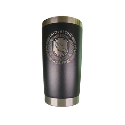 20oz tumbler - Sola Fide Seal - 20oz - The Reformed Sage - reformed - reformed_gifts - christian_gifts