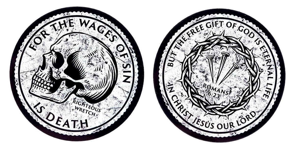 Decal - Wages Bundle - Decals - The Reformed Sage - reformed - reformed_gifts - christian_gifts