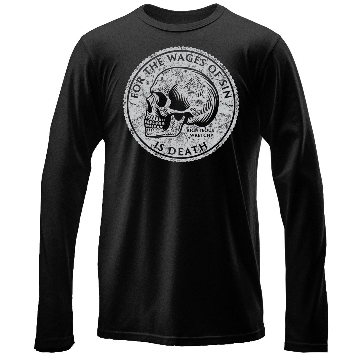 LS - Wages - Long Sleeve Tee - The Reformed Sage - reformed - reformed_gifts - christian_gifts