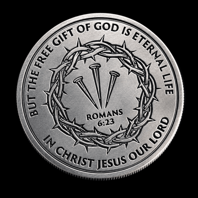 Coin - Wages SCRATCHED - Coin - The Reformed Sage - reformed - reformed_gifts - christian_gifts