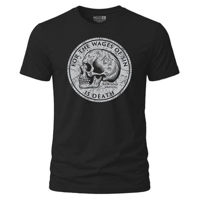 Shirt - Wages - Tee - The Reformed Sage - reformed - reformed_gifts - christian_gifts