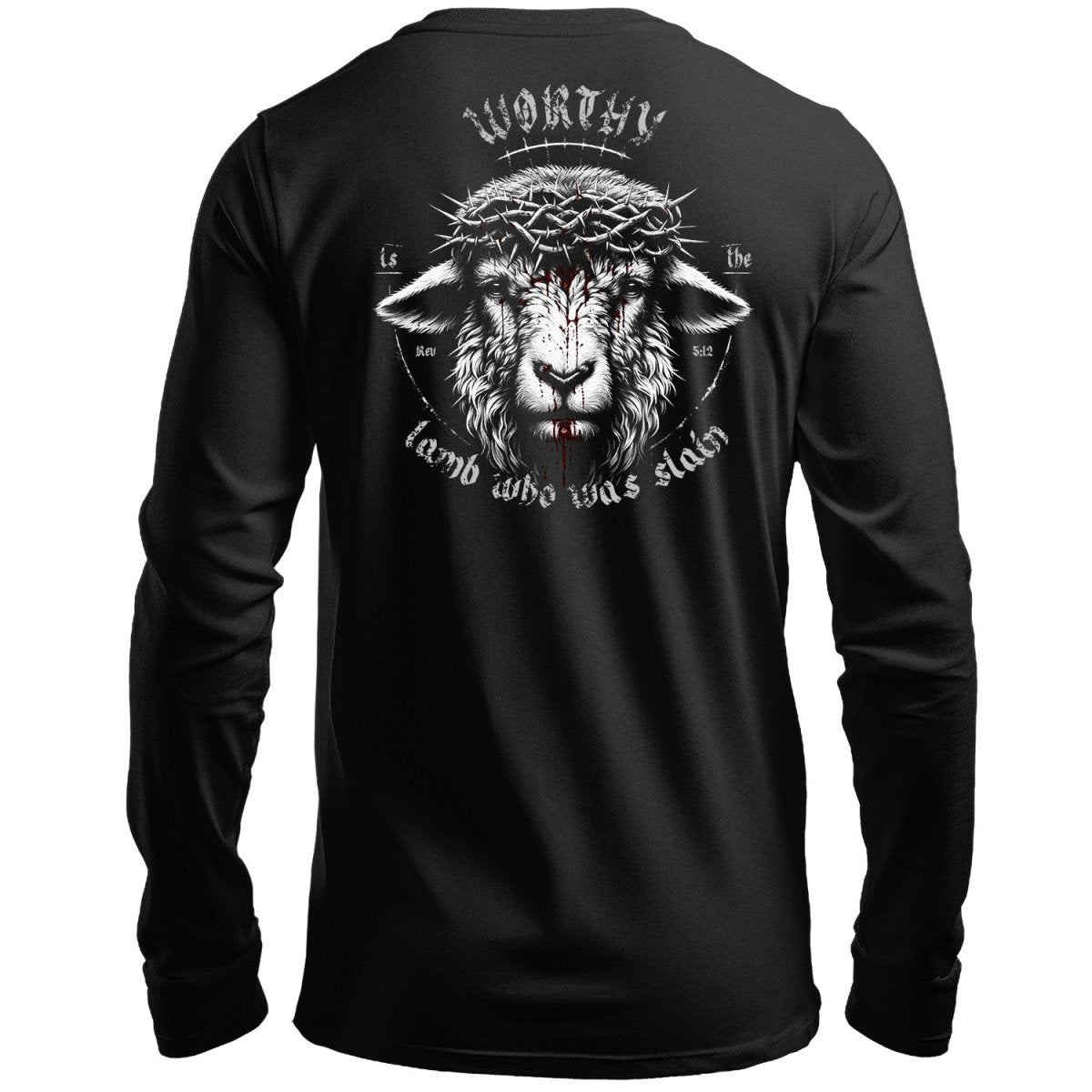 LS - Worthy - Long Sleeve Tee - The Reformed Sage - reformed - reformed_gifts - christian_gifts